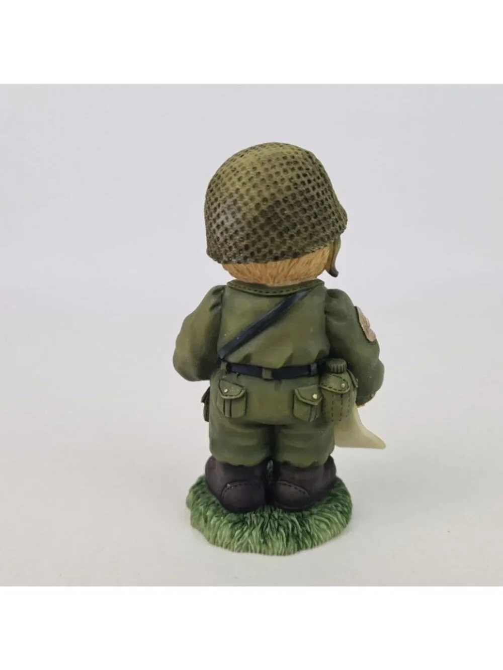 Cherished Teddies Great Friendship Make A Soldier 706930 Porcelain Figurine
